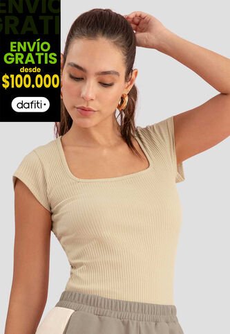 Blusa Mujer Latte Atypical 111947 Atypical