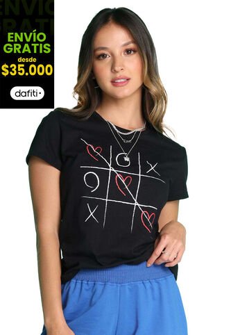 Camiseta Juvenil Negro Atypical 4547 Atypical