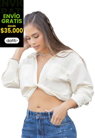 Camisa Mujer Marfil Atypical 5524 Atypical