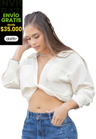 Camisa Mujer Marfil Atypical 5524 Atypical