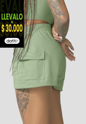 Short Mujer Verde Matcha Atypical 110160 Atypical