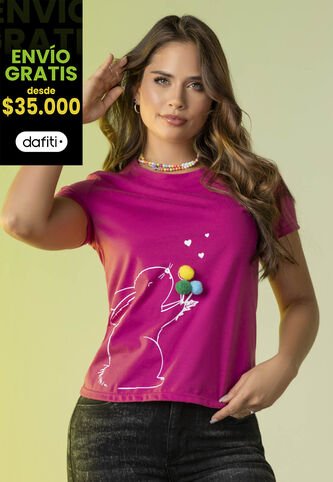 Camiseta Mujer Fucsia Atypical 2006 Atypical