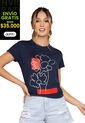 Camiseta Mujer Azul Navy Atypical 9560 de Atypical