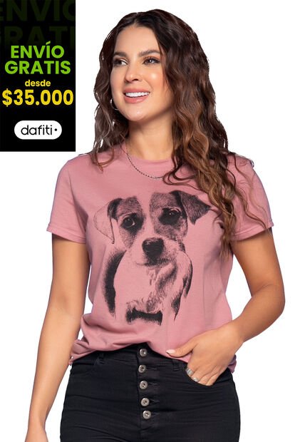 Camiseta Mujer Palo De Rosa Atypical 91562