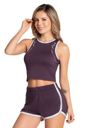 Conjunto Mujer Morado Atypical 91836