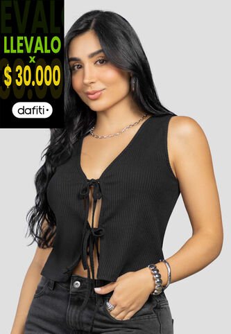 Blusa Mujer Negro Atypical 113879 Atypical