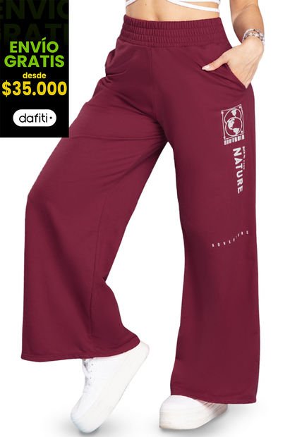 Pantalón Mujer Rojo Atypical 9582