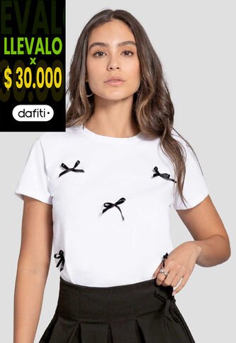 Camiseta Mujer Blanco Atypical 111945 Atypical