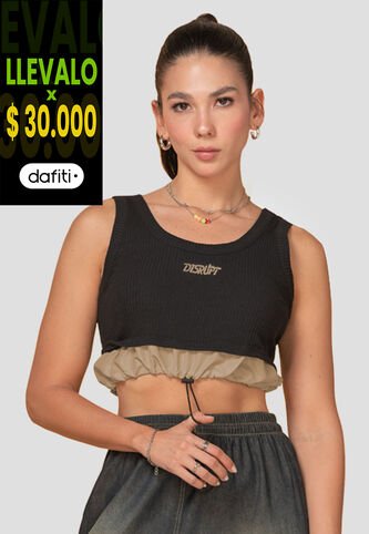 Blusa Mujer Negro Atypical 104498 Atypical