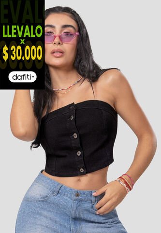 Blusa Mujer Negro Atypical 104896 Atypical