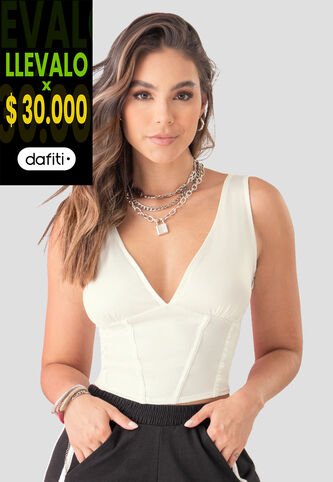 Blusa Mujer Blanco Atypical 104996 Atypical