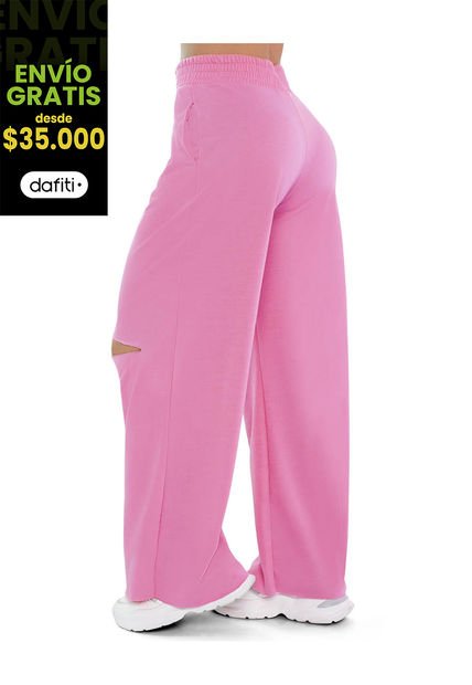 Jogger Mujer Rosa Atypical 90651