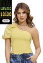 Blusa Mujer Amarillo Pastel Atypical 88366 de Atypical