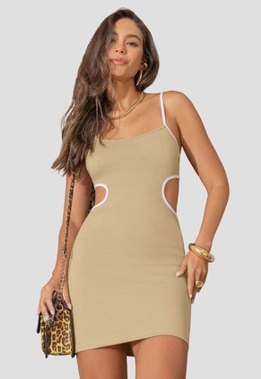 Vestido Corto Mujer Latte Atypical 4336