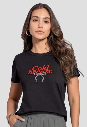 Camiseta Mujer Negro Atypical 111944 Atypical