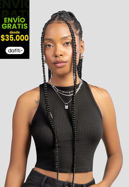 Camiseta Paq X2 Mujer Multicolor Atypical 106855