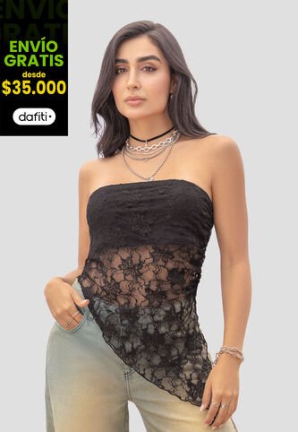 Blusa Mujer Negro Atypical 106602 Atypical