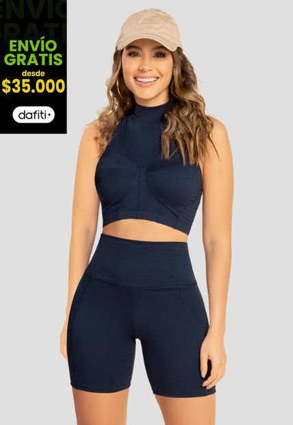 Conjunto Mujer Azul Navy Atypical 103269