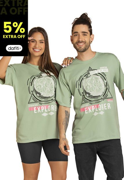 Camiseta Mujer Verde Oliva Atypical 9580