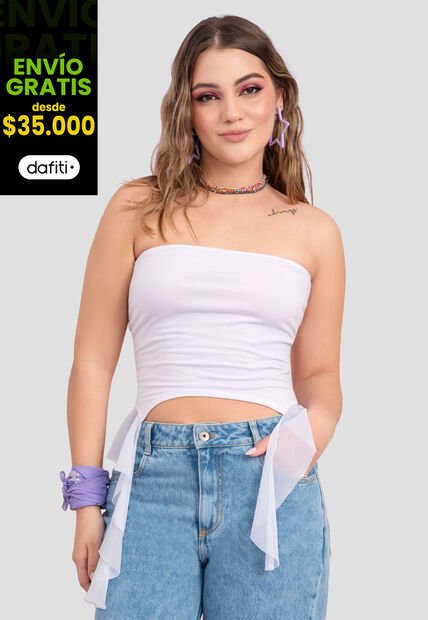 Blusa Mujer Blanco Atypical 103334