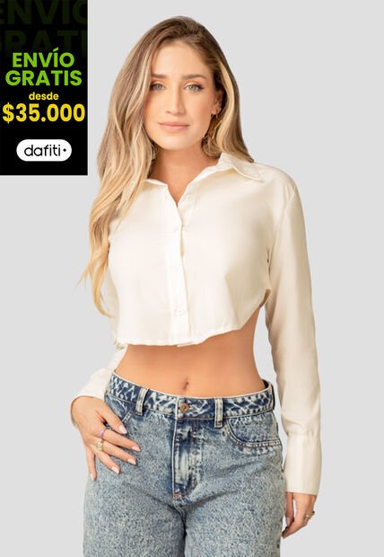 Camisa Mujer Blanco Atypical 100649