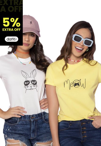 Camiseta Mujer Pastel Atypical 32800