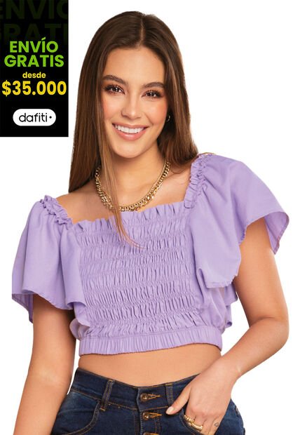 Blusa Mujer Lila Atypical 16744