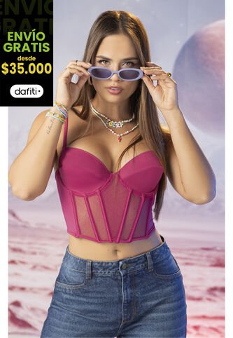 Blusa Juvenil Fucsia Atypical 5444 Atypical