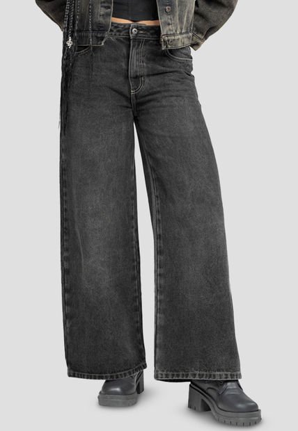 Jean Mujer Negro Atypical 107110