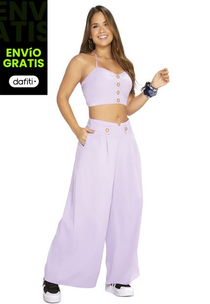 Conjunto Mujer Lila Atypical 8383