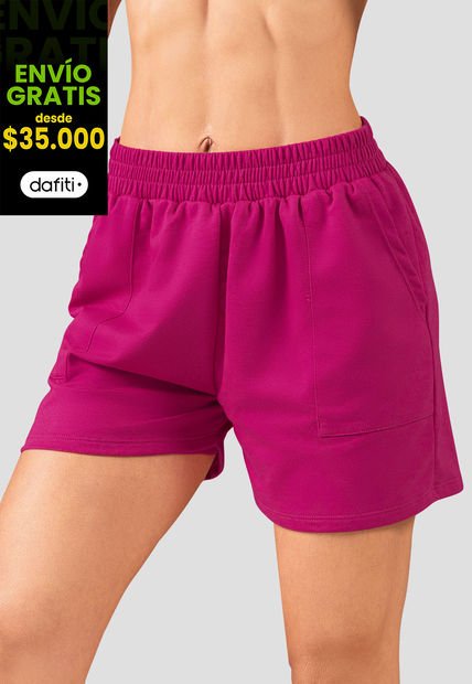 Bermuda Short Mujer Fucsia Atypical 102171