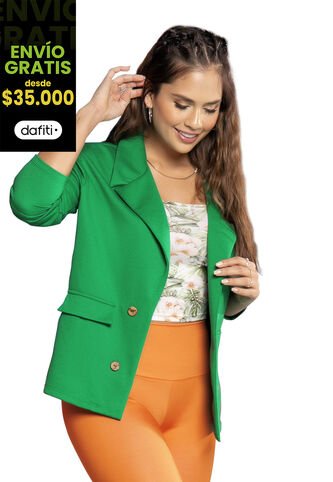 Blazer Mujer Verde Antioquia Atypical 9638 Atypical
