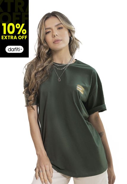 Imagen de Camiseta Mujer Verde Atypical 836 por Atypical