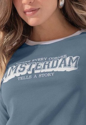 Camibuzo Mujer Azul Indigo Atypical 111187