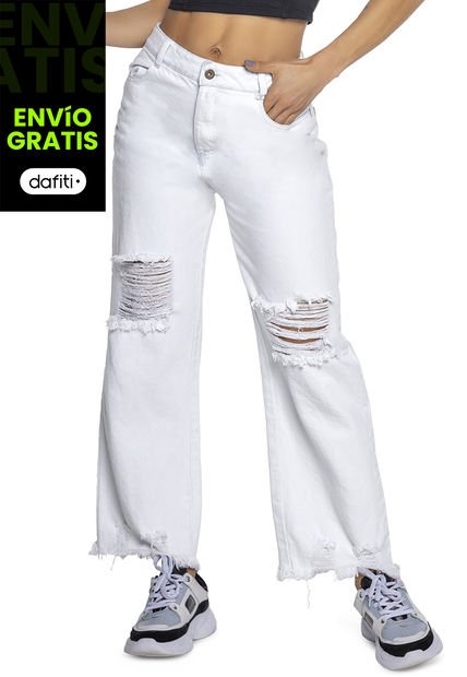 Pantalón Mujer Azul Hielo Atypical 8084