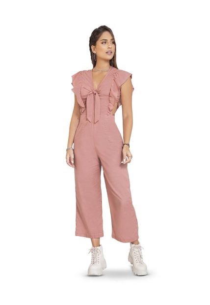 Enterizo Largo Para Mujer Palo De Rosa Oscuro Atypical - Compra Ahora |  Dafiti Colombia