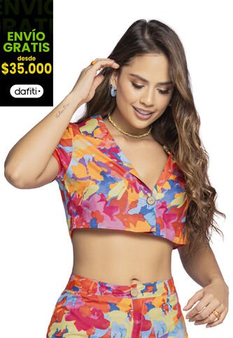 Camisa Mujer Multicolor Atypical 1501 Atypical