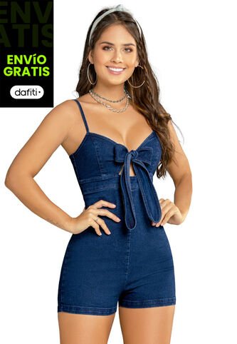 Enterizo Corto Juvenil Azul Oscuro Atypical 83297 Atypical