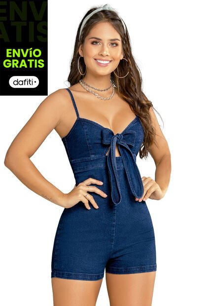 Enterizo Corto Juvenil Azul Oscuro Atypical 83297