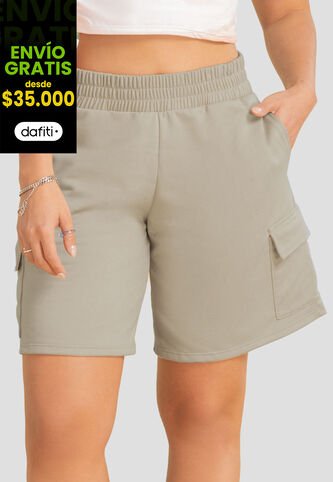 Bermuda Short Mujer Café Pardo Atypical 693 Atypical