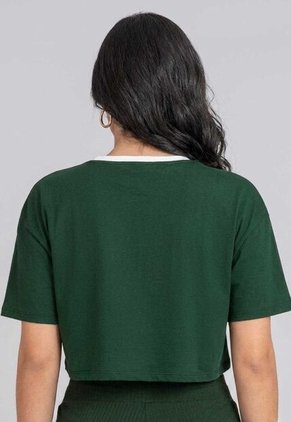Camiseta Mujer Verde Pino Atypical 113278