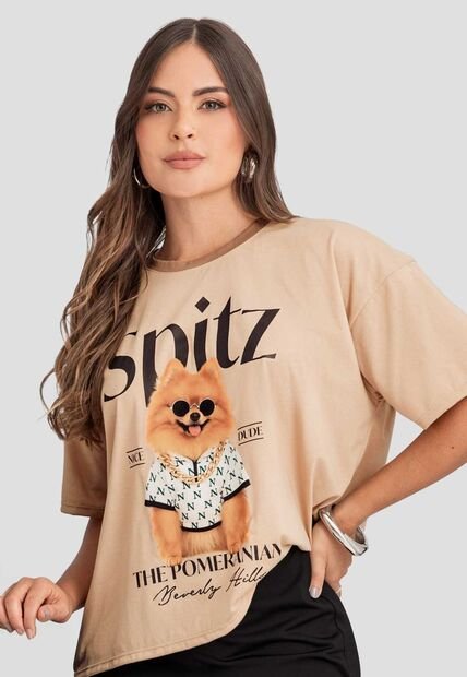 Camiseta Mujer Latte Atypical 113285