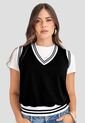 Chaleco Mujer Negro Atypical 113450 de Atypical