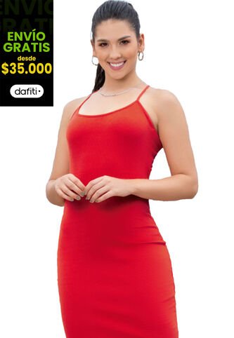 Vestido Juvenil Rojo Atypical 82988 Atypical