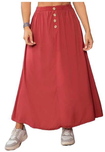 Falda Larga Juvenil Granate Atypical 89548