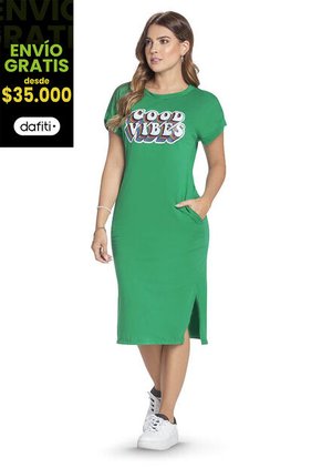 Vestido Para Mujer Verde Antioquia Atypical