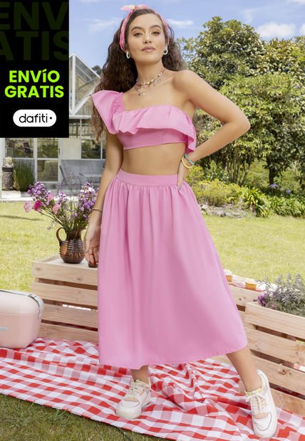 Conjunto Mujer Rosado Atypical 2333