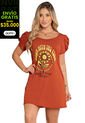 Vestido Corto Mujer Naranja Atypical 89570 de Atypical