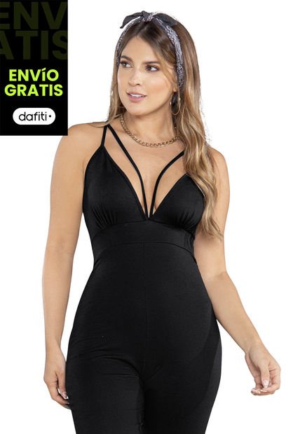 Enterizo Largo Mujer Negro Atypical 78991