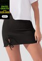 Falda Corta Mujer Negro Atypical 111389 de Atypical